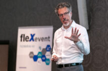 Wim Davidse op het Flexevent