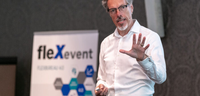 Wim Davidse op het Flexevent