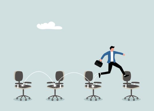 Meeste baanwisselaars stappen ook over naar andere sector
